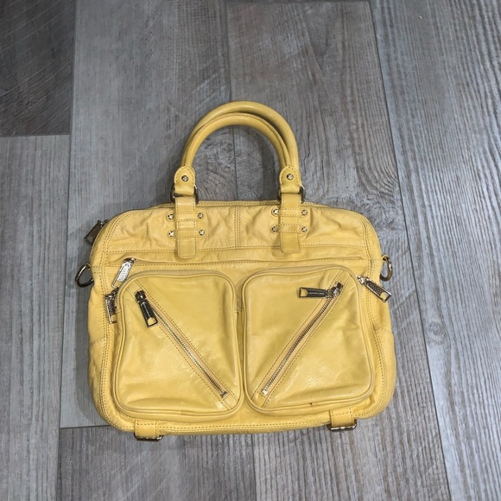 Rebecca Minkoff Yellow leather Paramour bag purse